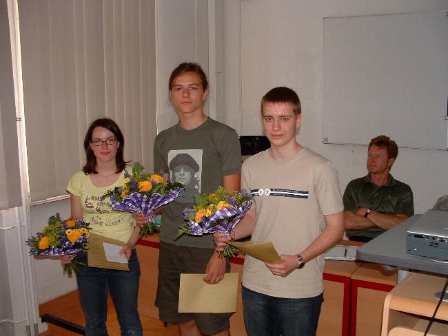 Unsere drei Preisträger